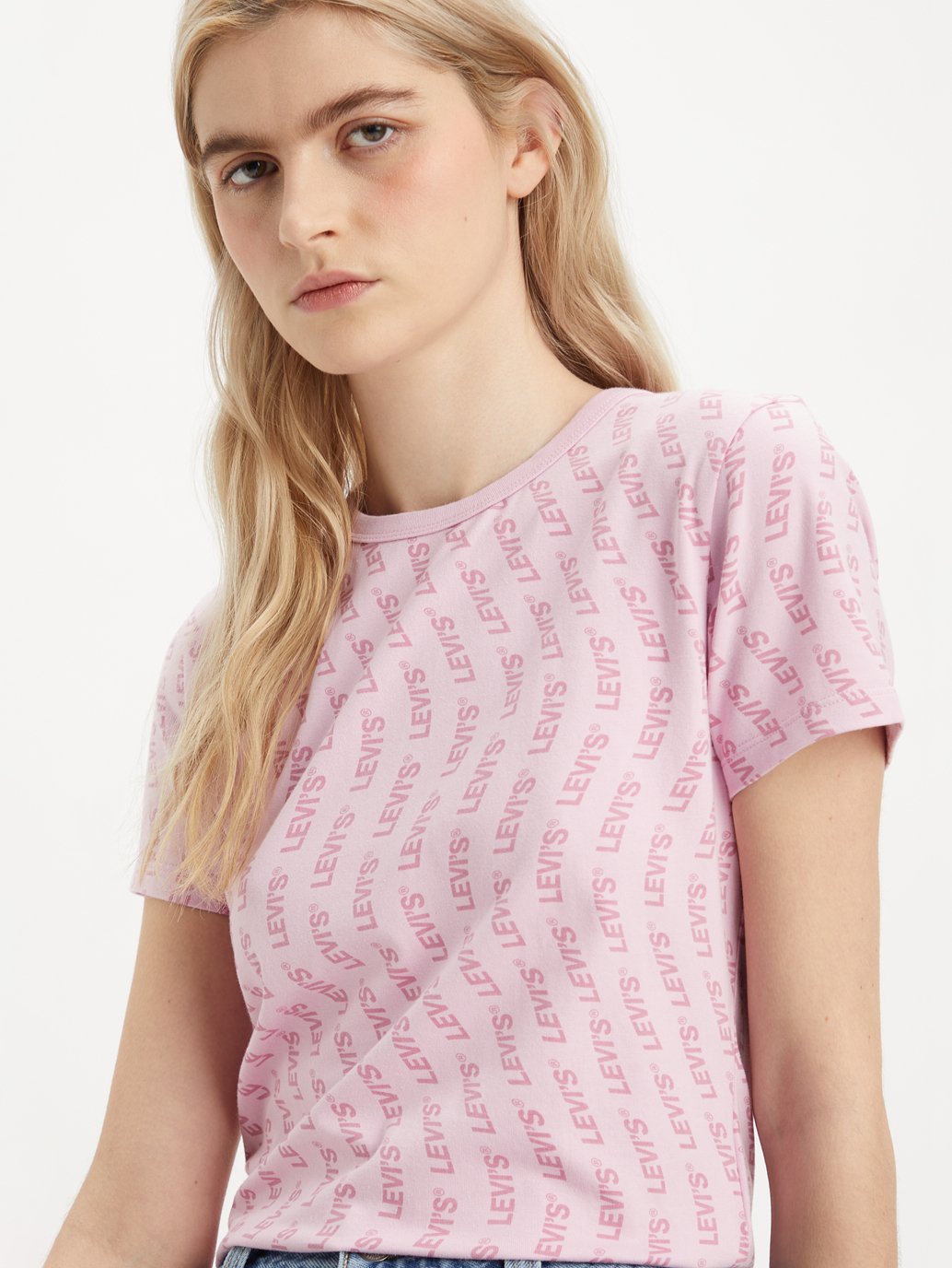 Levi's 女款 Rickie 圖案 T 卹