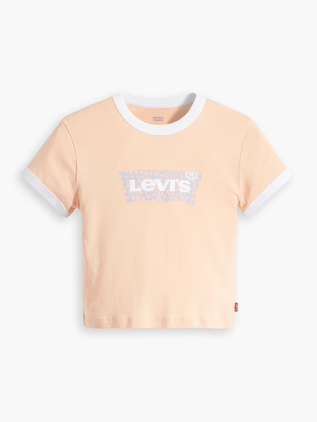 Levi's® 女用圖案 Ringer 迷你 T 卹