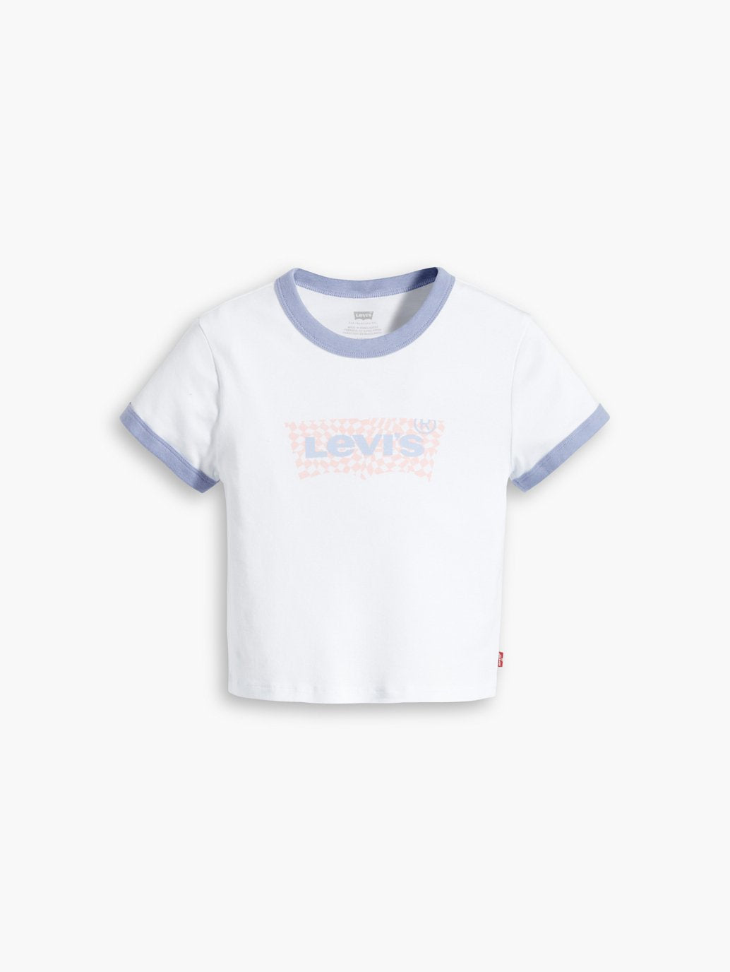 Levi's® 女用圖案 Ringer 迷你 T 卹