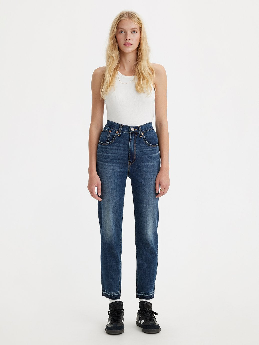 Levi's® 女款高腰男友風牛仔褲