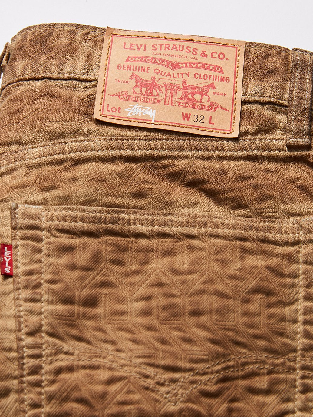 Stussy & Levi’s® Men's 501® Original Jacquard Jeans