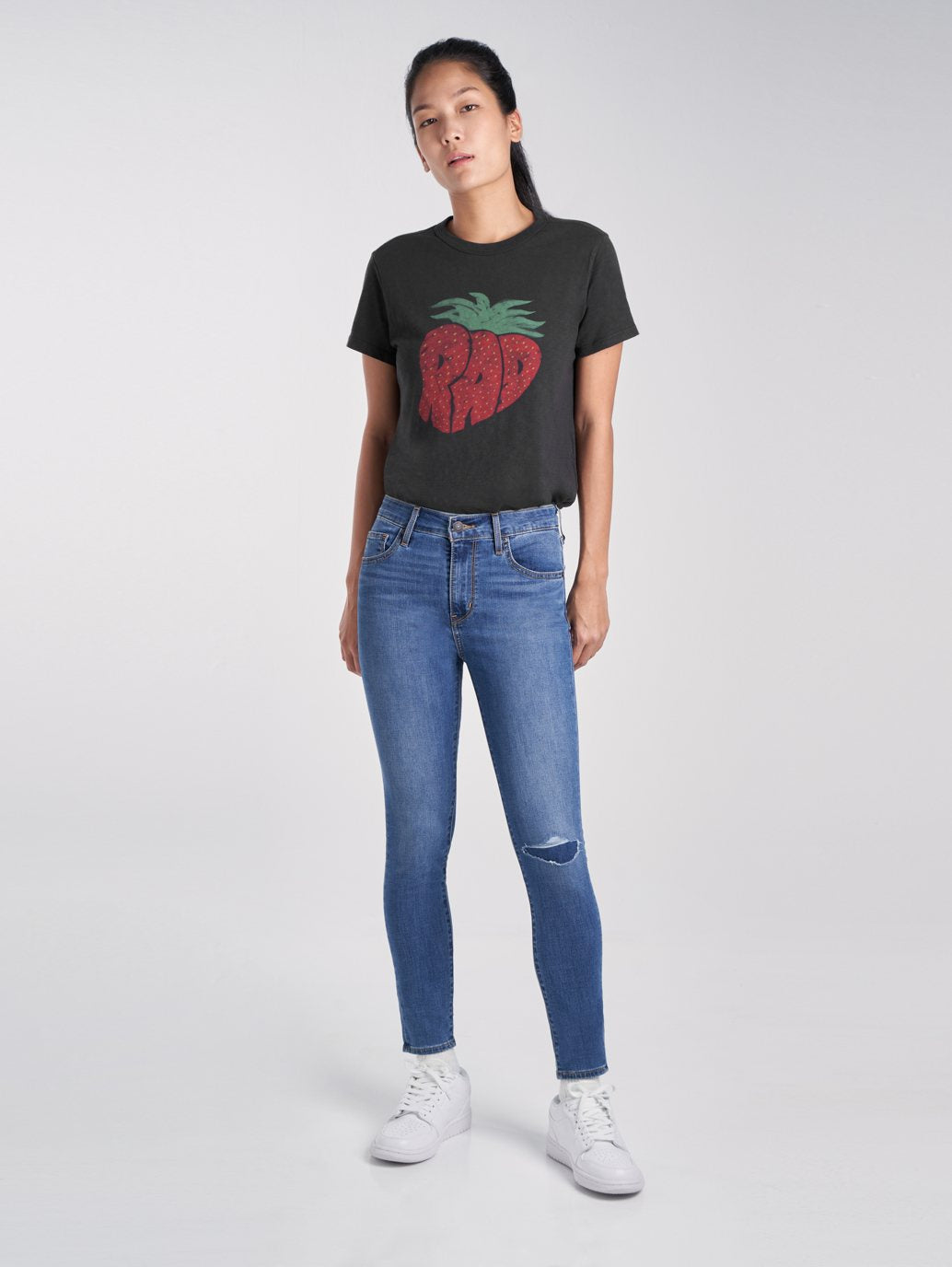 Levi's® 女式 721 高腰緊身九分牛仔褲
