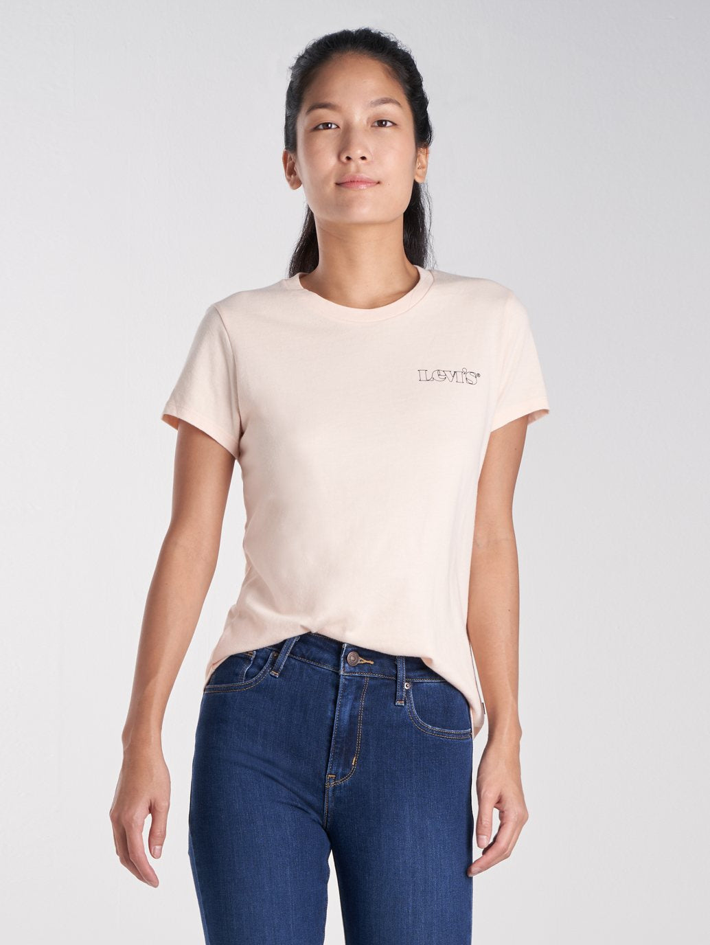 Levi's® 女用標誌完美 T 卹
