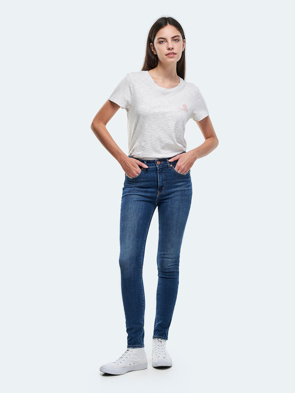 Levi's® 女款 Revel 塑形高腰緊身牛仔褲
