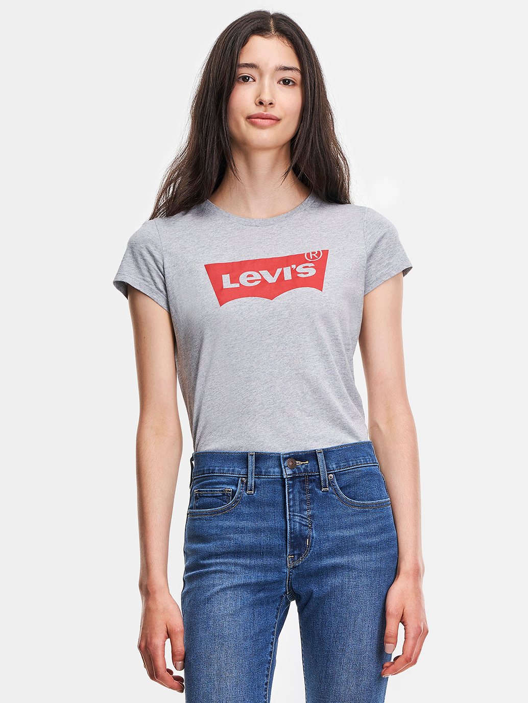 Levi's® 女式修身標誌 T 卹