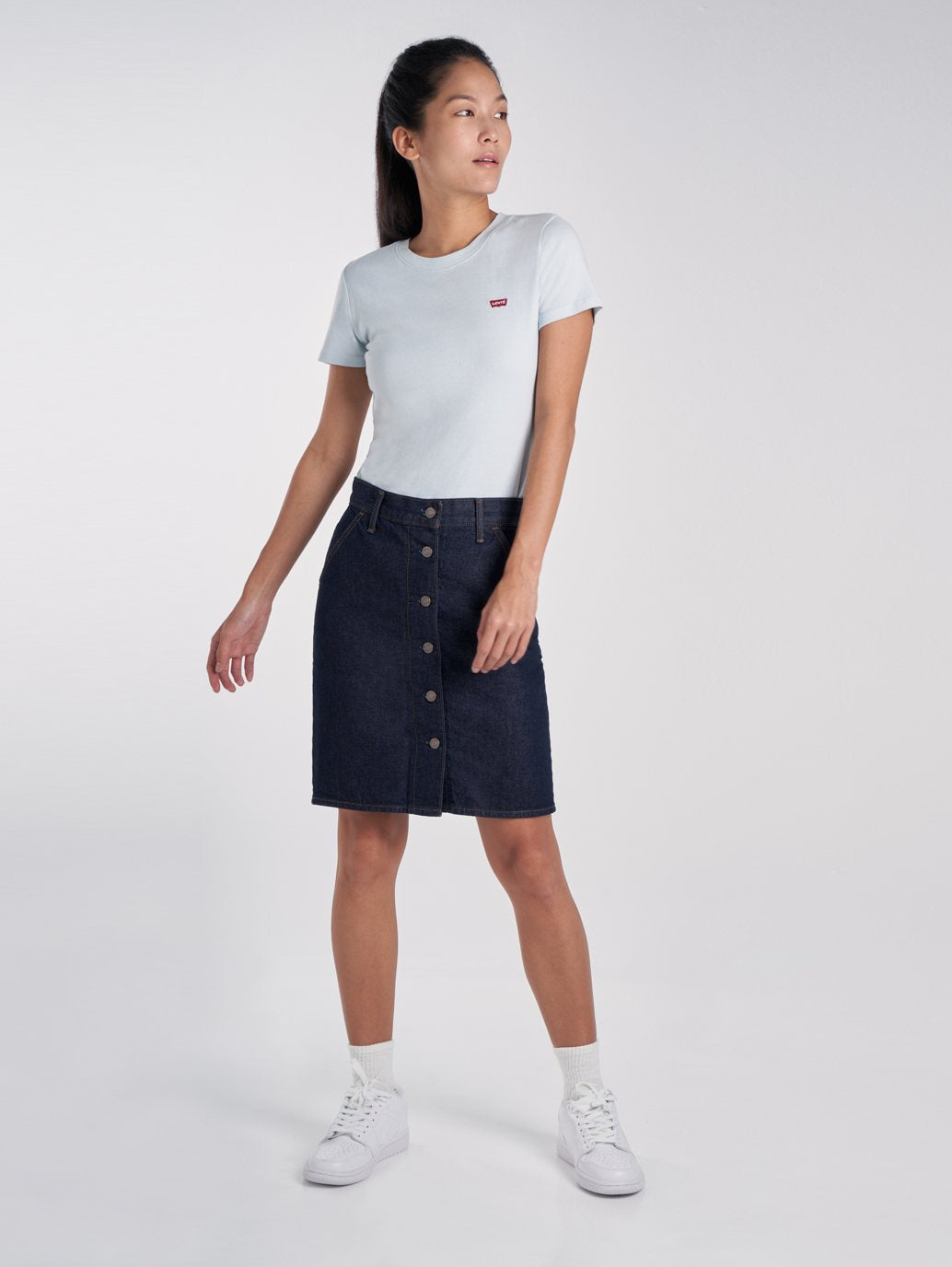 Levi's® 女士訂製鉛筆牛仔裙