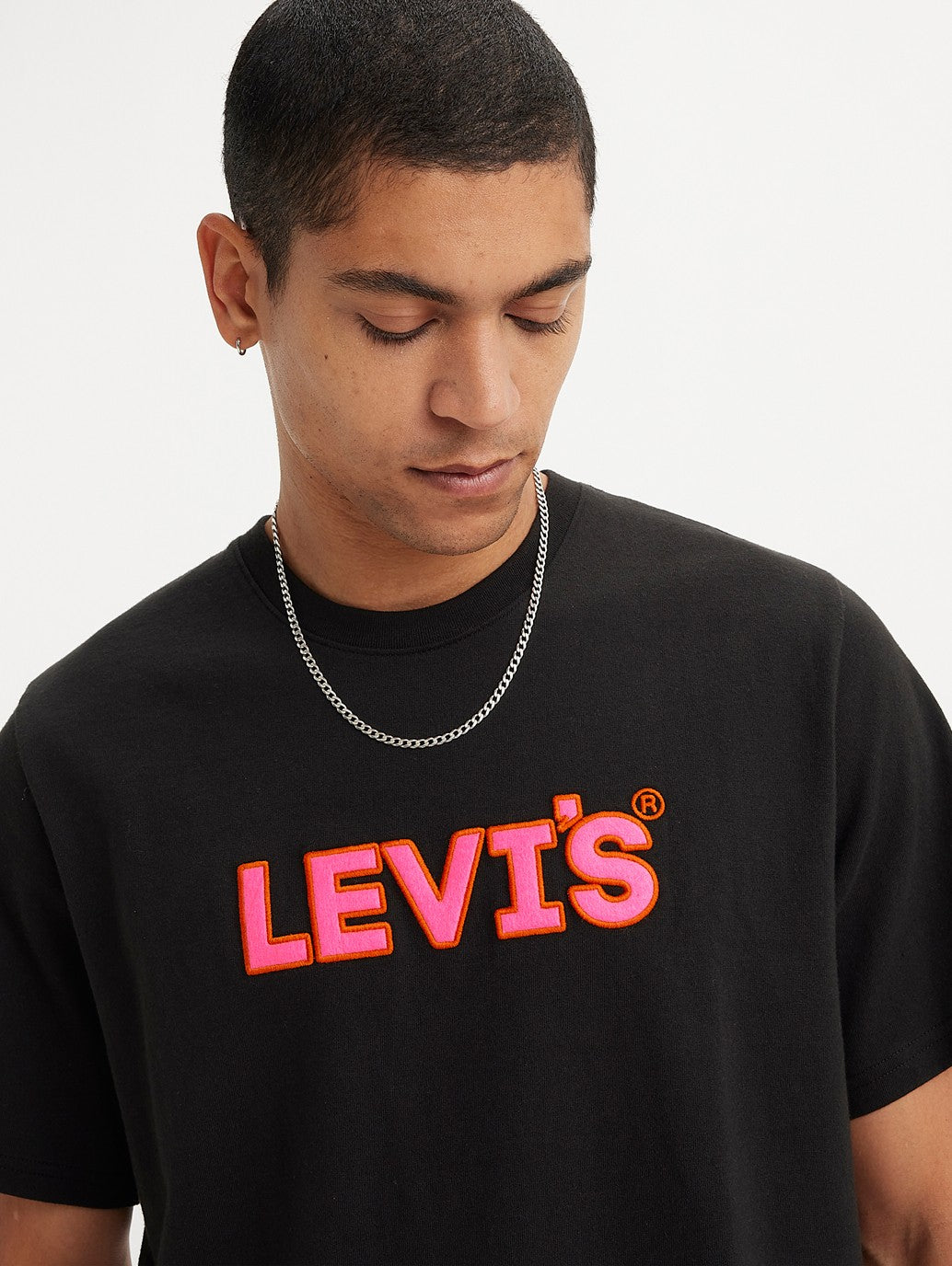 Levi's® 男士寬鬆短袖圖案 T 卹