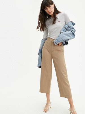 Levi's® Ribcage 寬腿九分褲