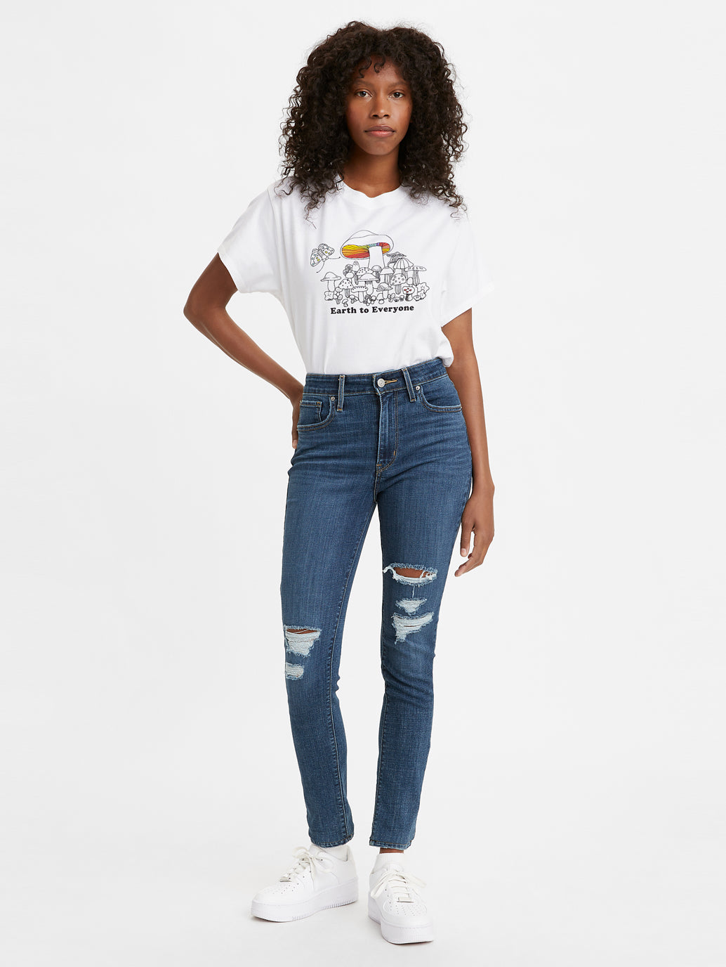 Levi's® 女款 721 高腰緊身牛仔褲