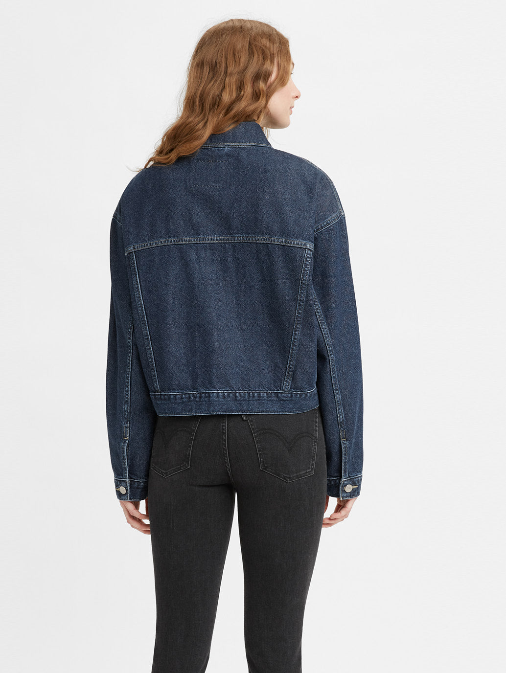 Levi's® 女用寬鬆短卡車司機夾克