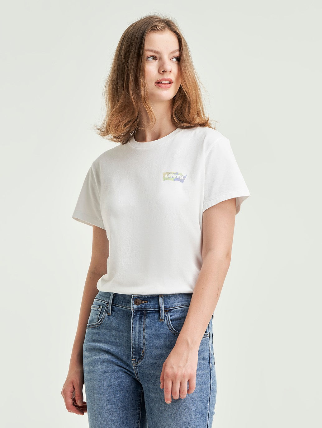 Levi's® 女士圖案經典 T 卹
