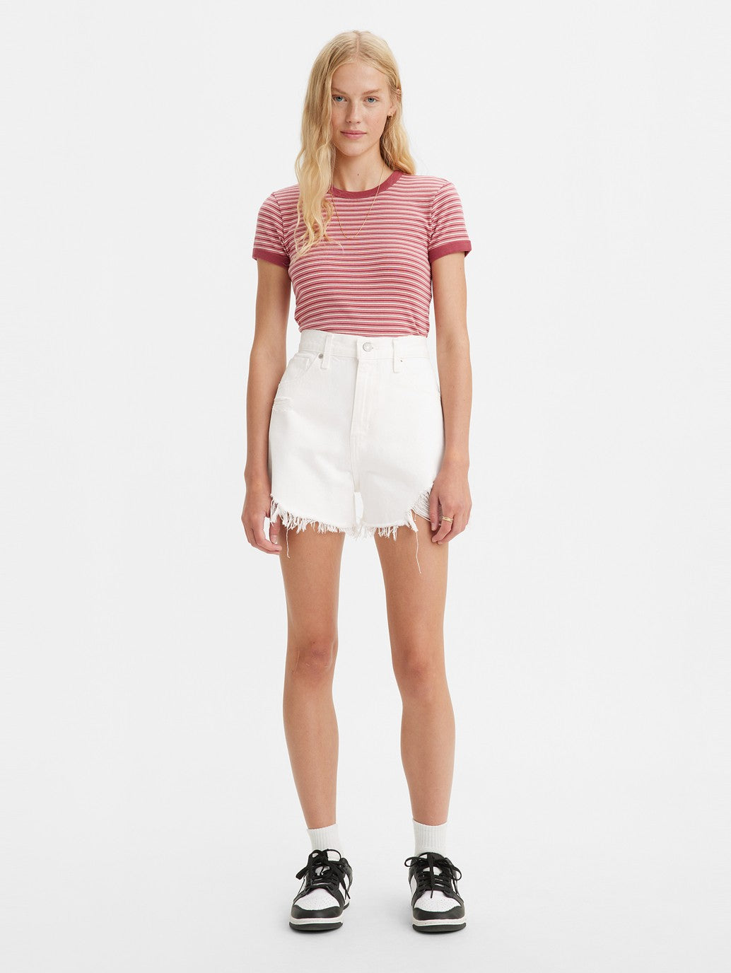 Levi's® 女士高腰媽媽短褲