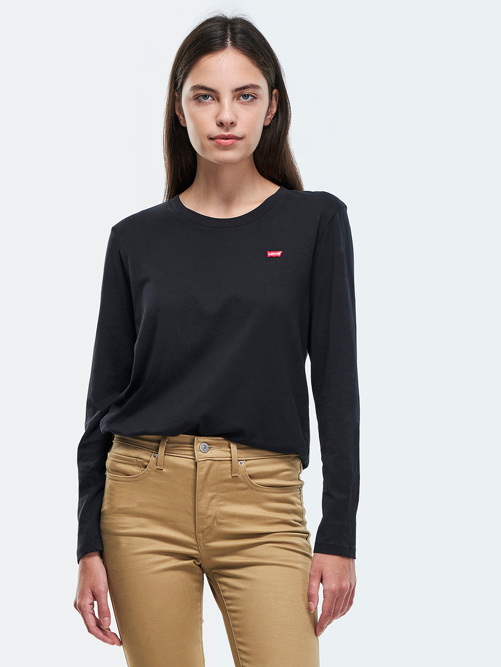 Levi's® 女款長袖完美 T 卹