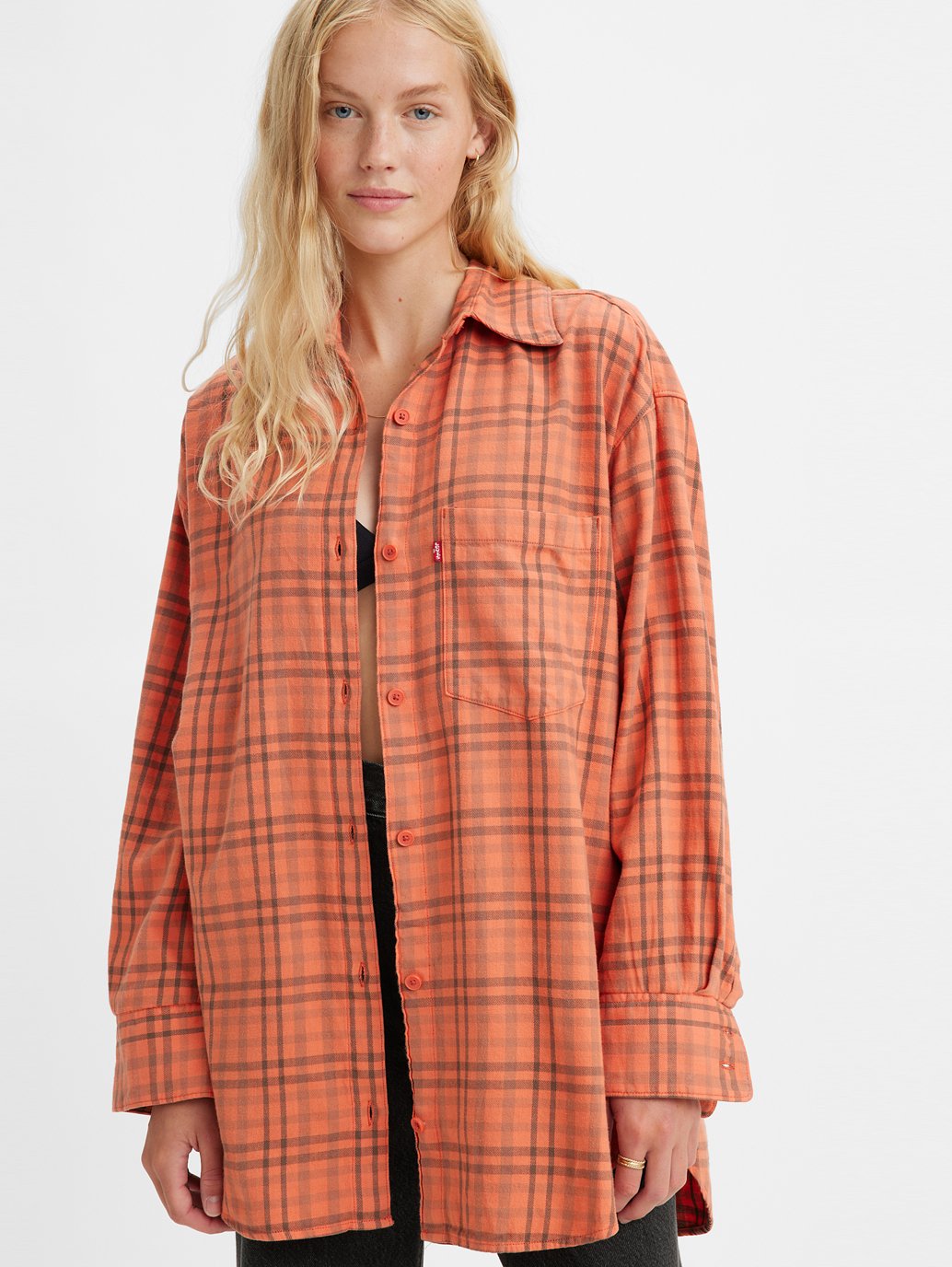 Levi's® 女款 Nola 大輪廓襯衫