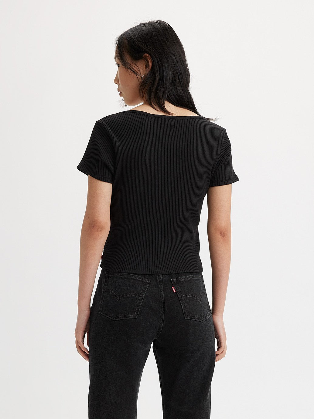 Levi's® 女款短袖 Britt 前按扣上衣
