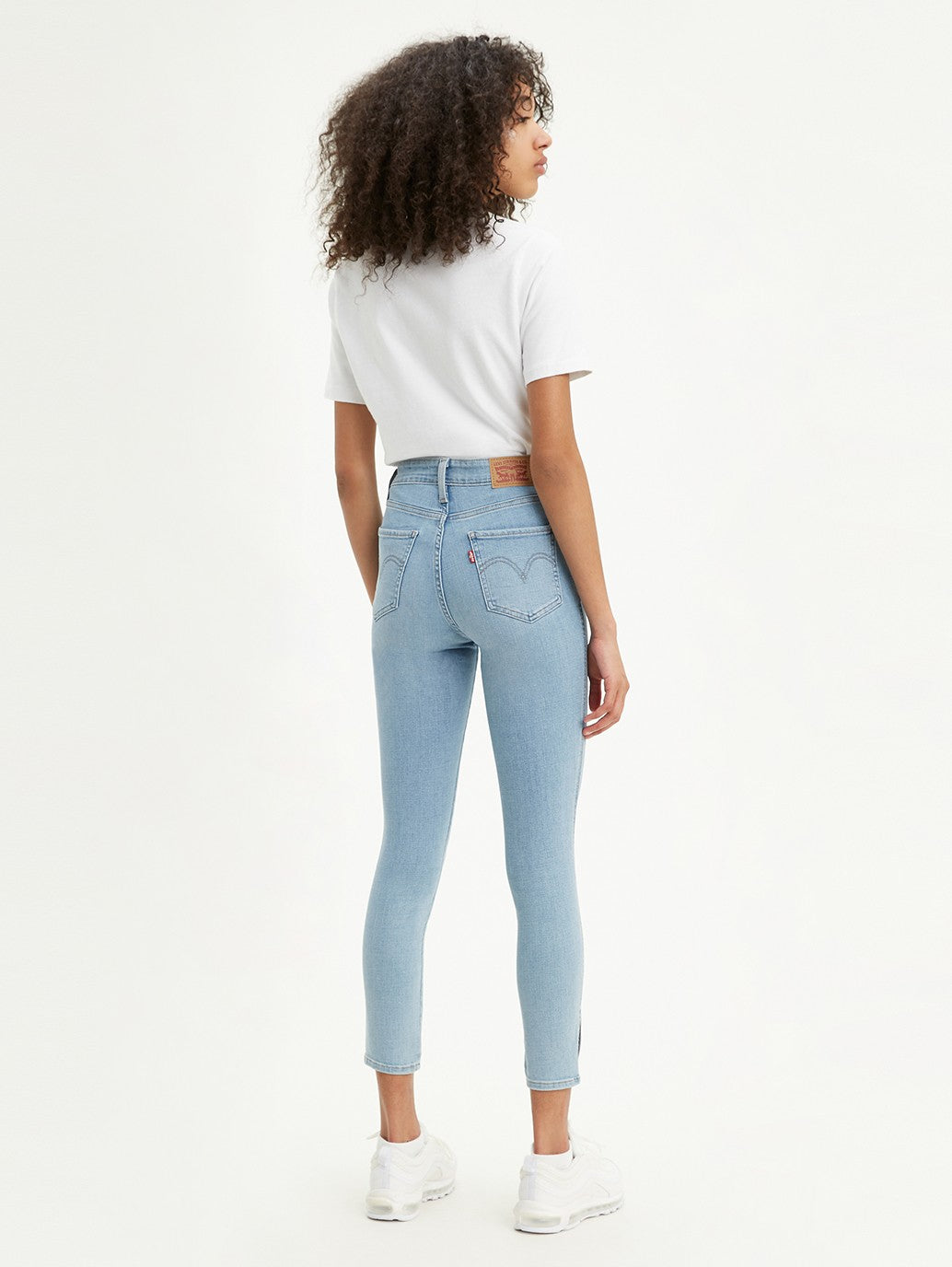 Levi's® 721 露扣高腰緊身九分牛仔褲