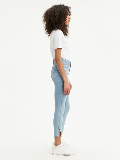 Levi's® 721 露扣高腰緊身九分牛仔褲