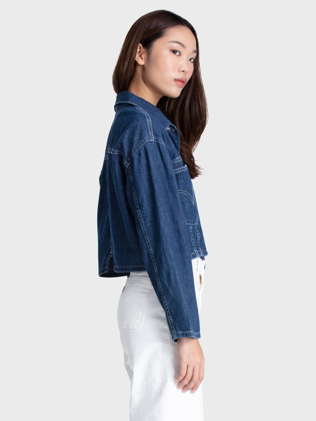 Levi's® Cropped Cool Trucker Jacket