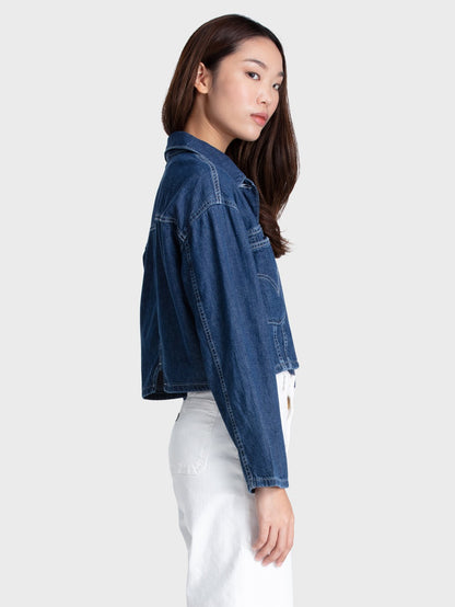 Levi's® Cropped Cool Trucker Jacket