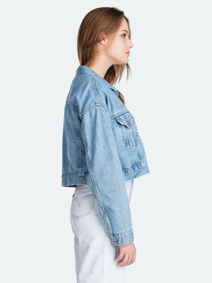 Levi's® Cropped Dad Trucker Jacket