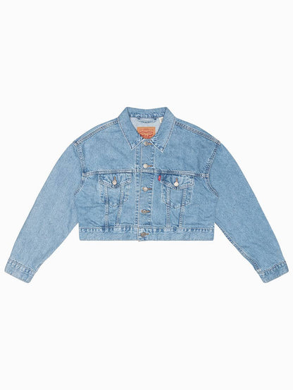 Levi's® Cropped Dad Trucker Jacket