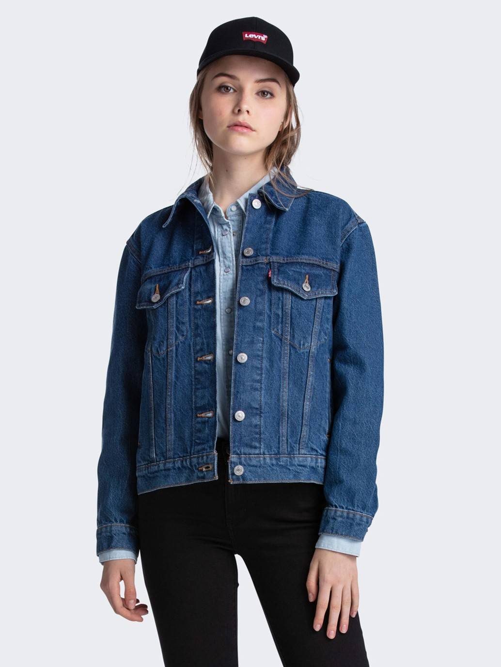 Levi's® 女式前男友卡車司機夾克