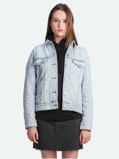 Levi's® 女式前男友卡車司機夾克