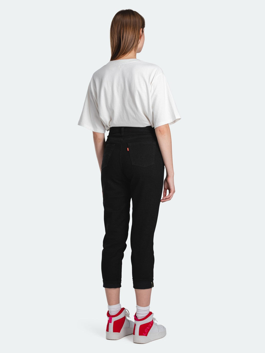 Levi's® 高腰男友風牛仔褲