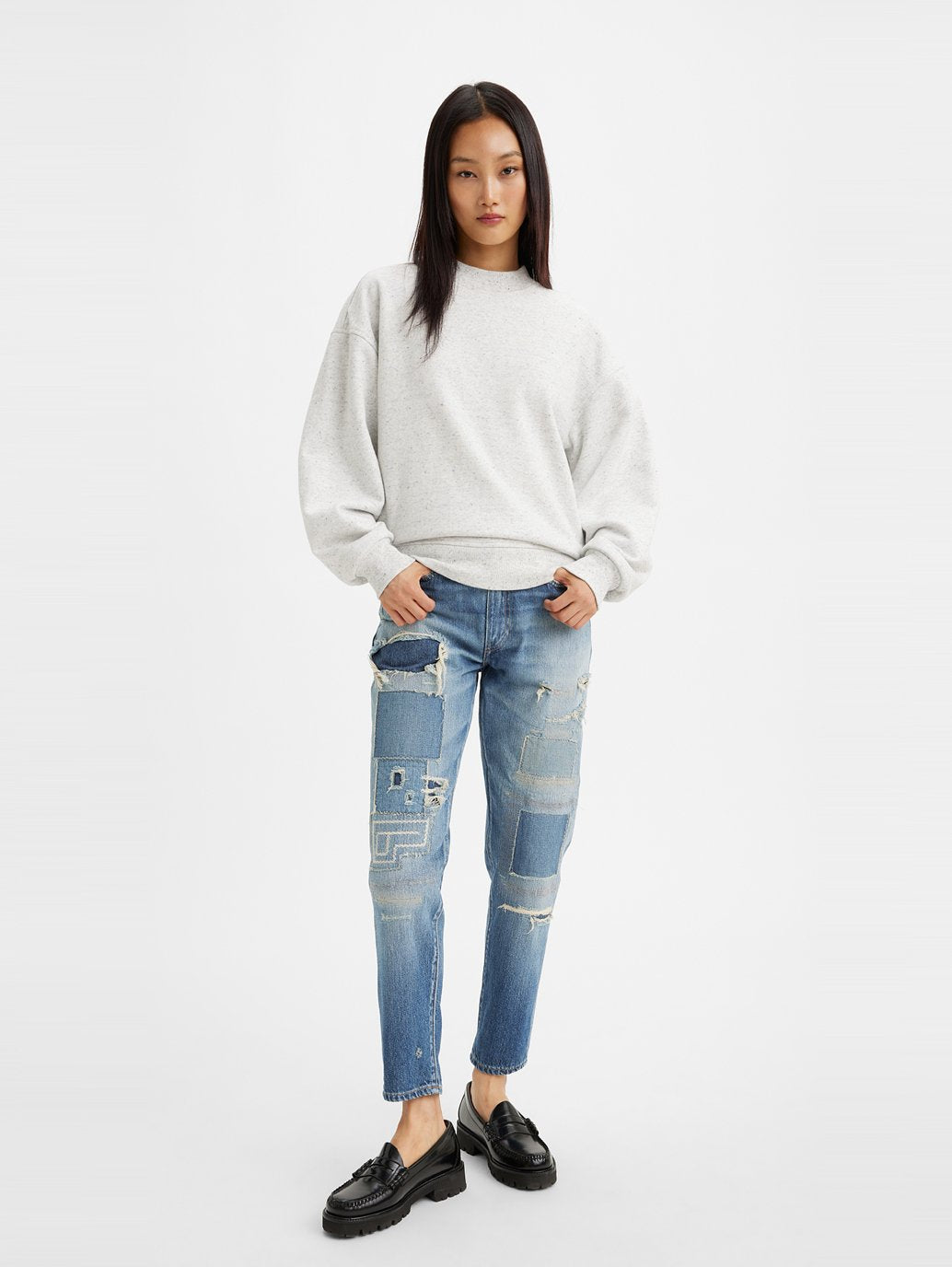 Levi's® Made &amp; Crafted® 女款高腰男友風牛仔褲