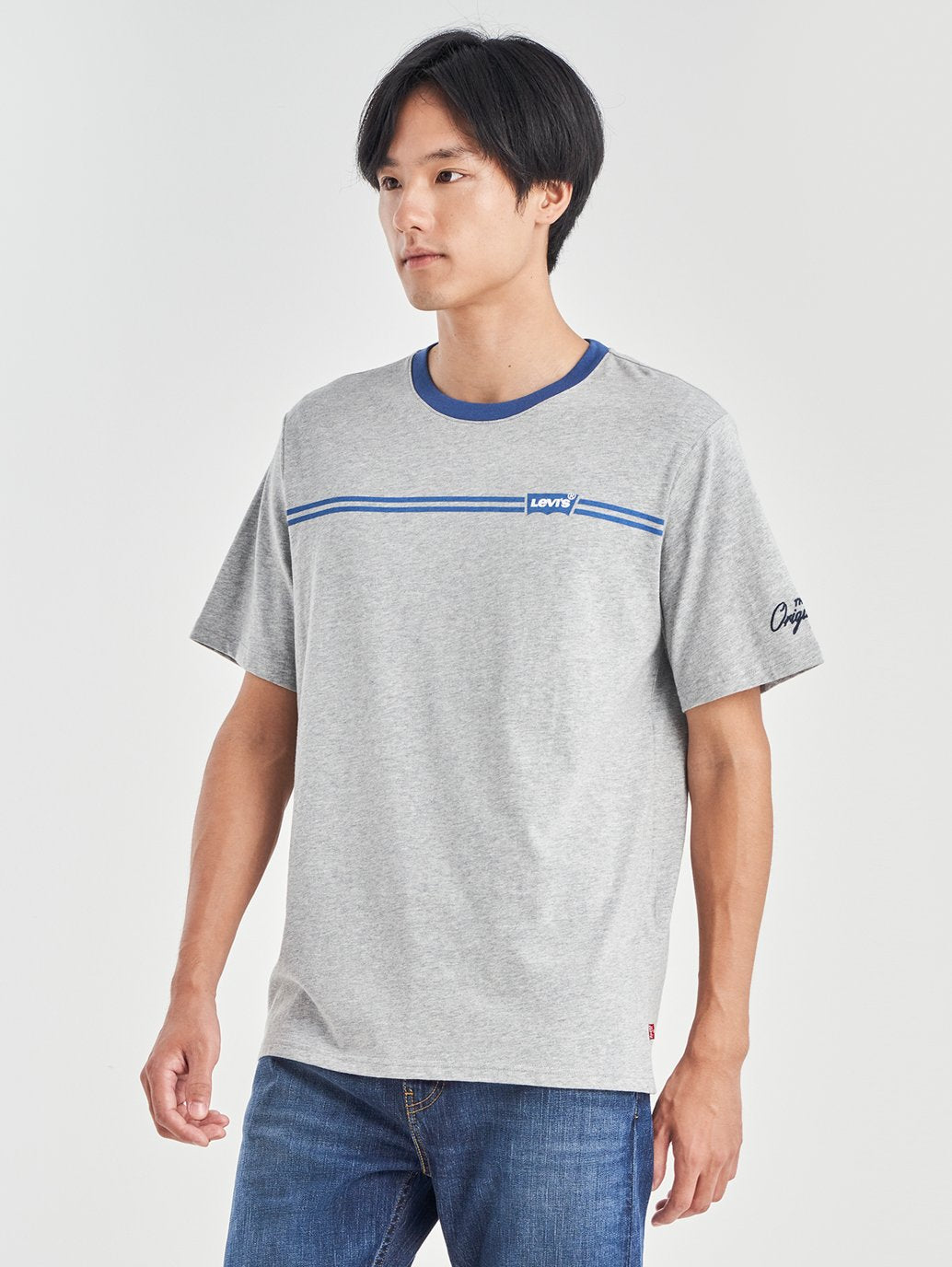 Levi's® 男士休閒短袖圖案 T 卹