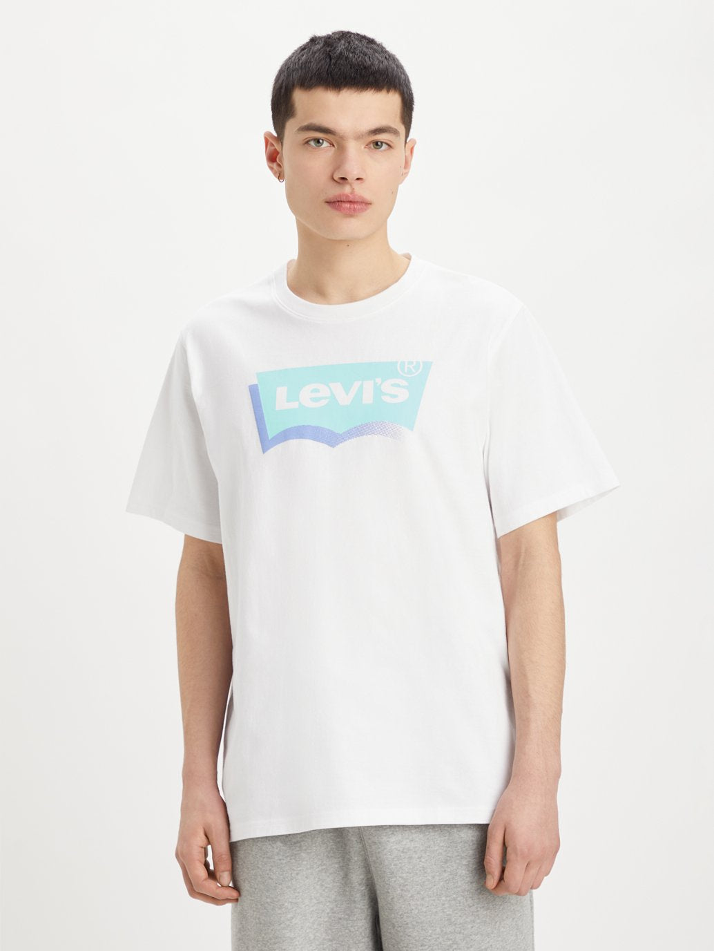 Levi's® 男士寬鬆短袖圖案 T 卹