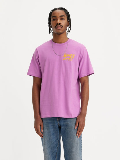 Levi's® 男士寬鬆短袖圖案 T 卹