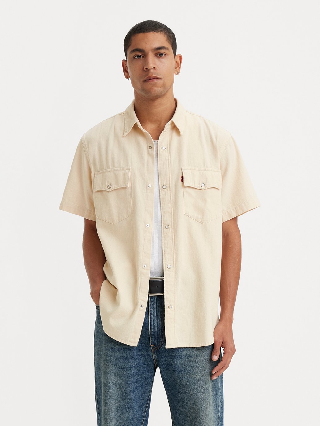 Levi's® Men's Short-Sleeve Relaxed Fit Western Shirt