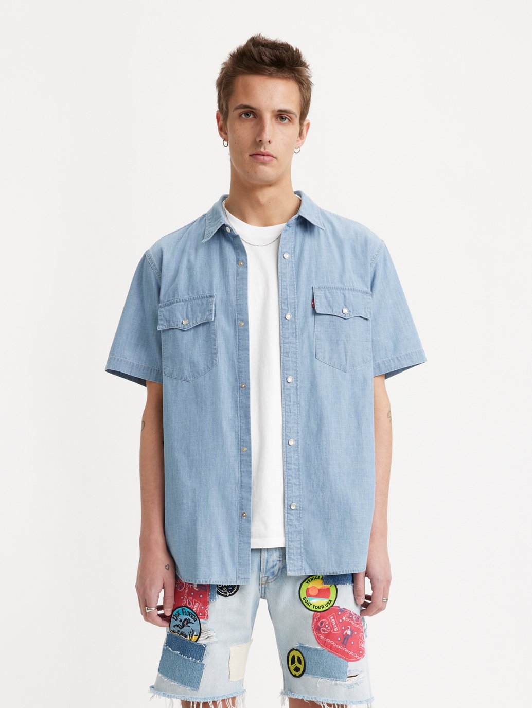 Levi's® Men's Short-Sleeve Relaxed Fit Western Shirt