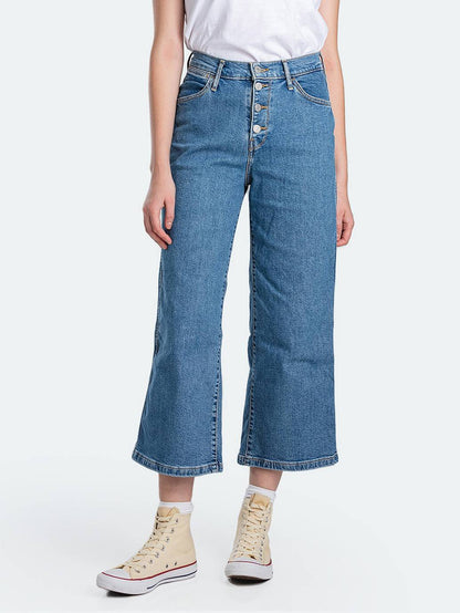 Levi's® Mile High 紐扣闊腿牛仔褲
