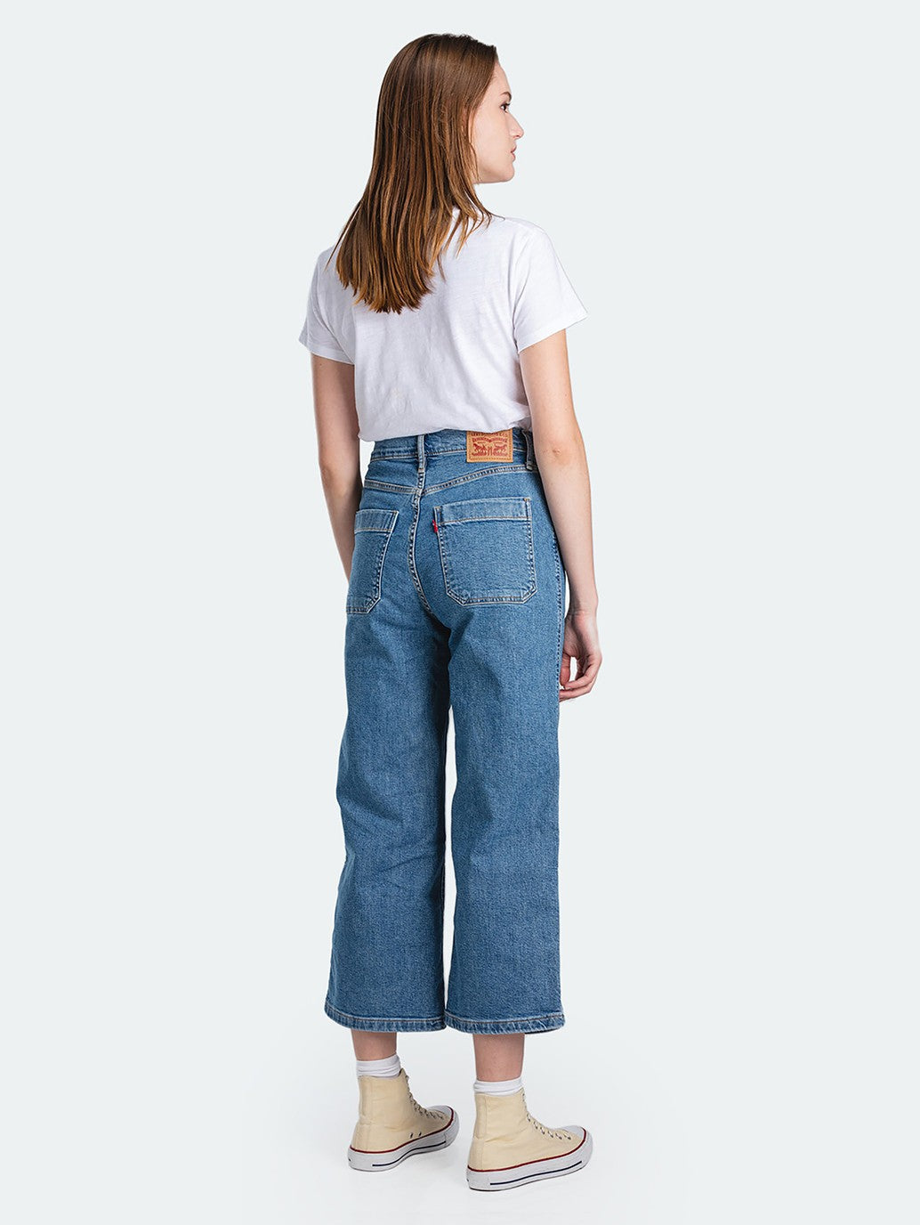 Levi's® Mile High 紐扣闊腿牛仔褲