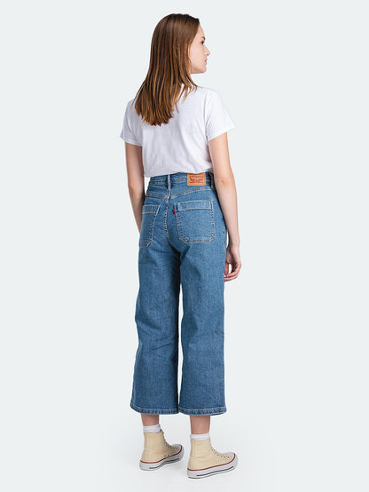 Levi's® Mile High 紐扣闊腿牛仔褲