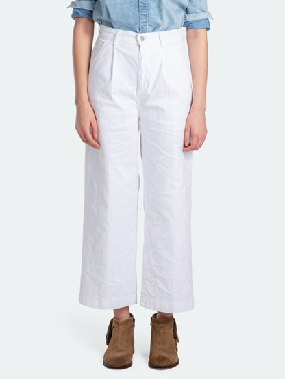 Levi's® 褶襉闊腿斜紋棉布褲