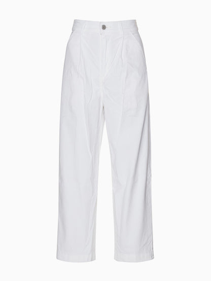 Levi's® 褶襉闊腿斜紋棉布褲