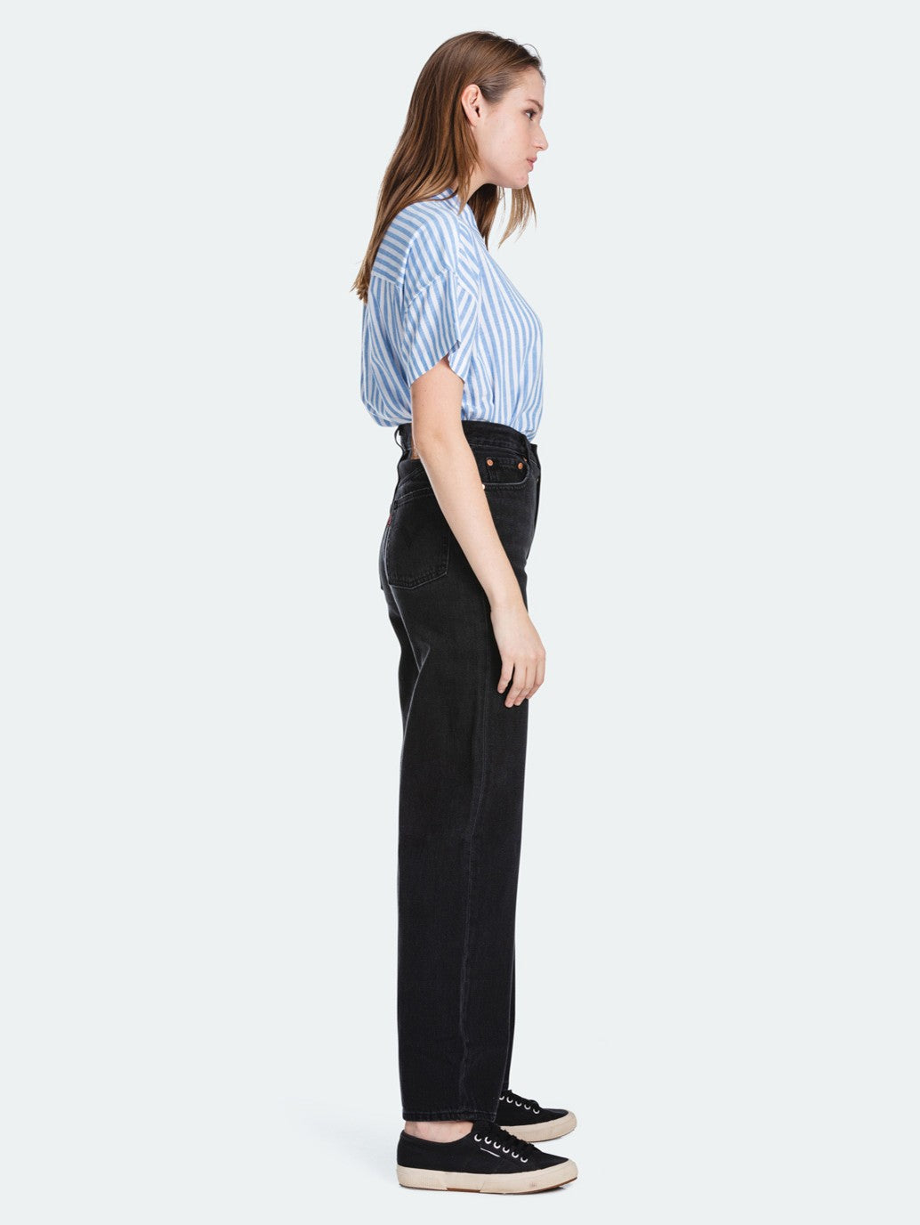 Levi's® Ribcage 闊腿牛仔褲