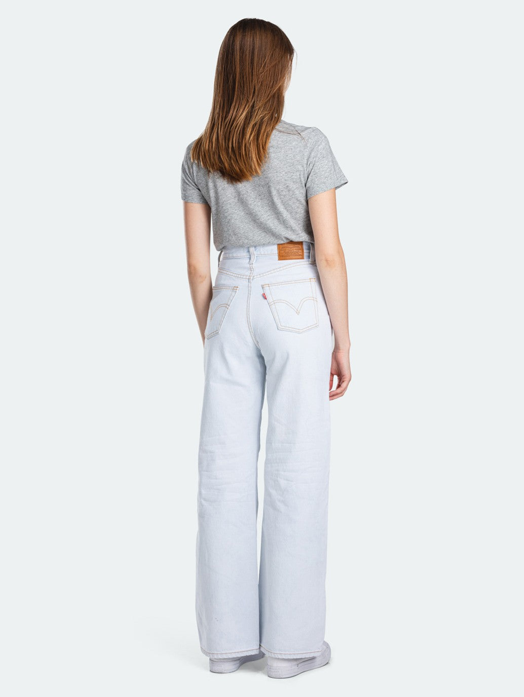 Levi's® Ribcage 闊腿牛仔褲
