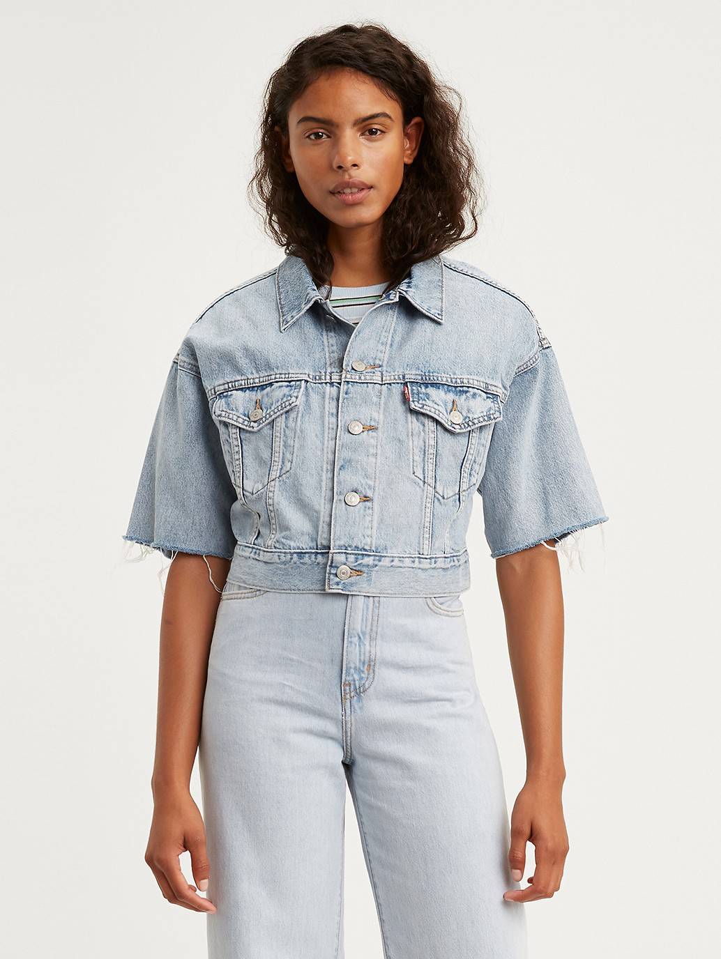 Levi's® 短袖短卡車司機夾克