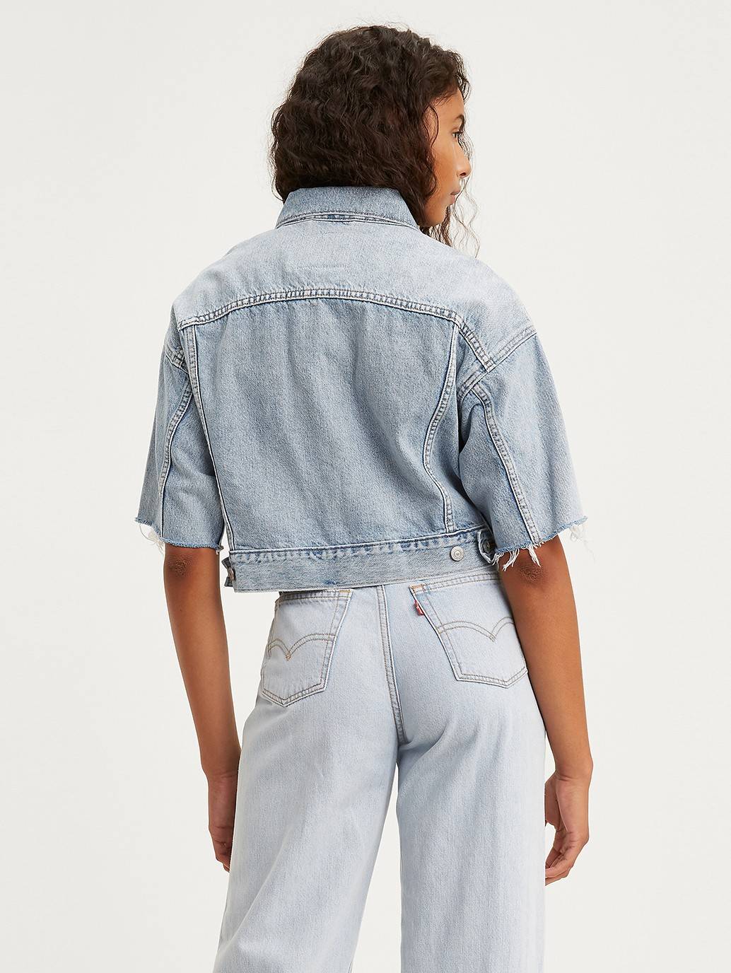 Levi's® 短袖短卡車司機夾克