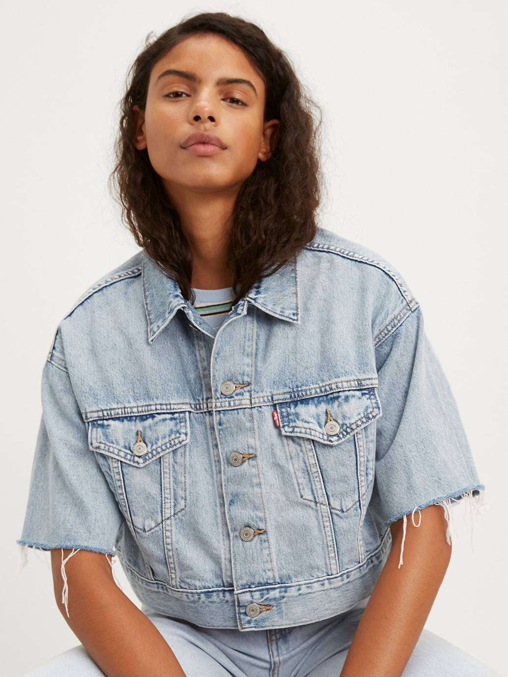 Levi's® 短袖短卡車司機夾克