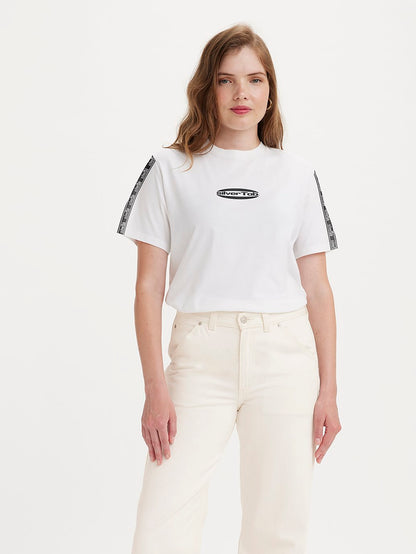 Levi's® Silvertab® 女用黑色圖案 T 卹