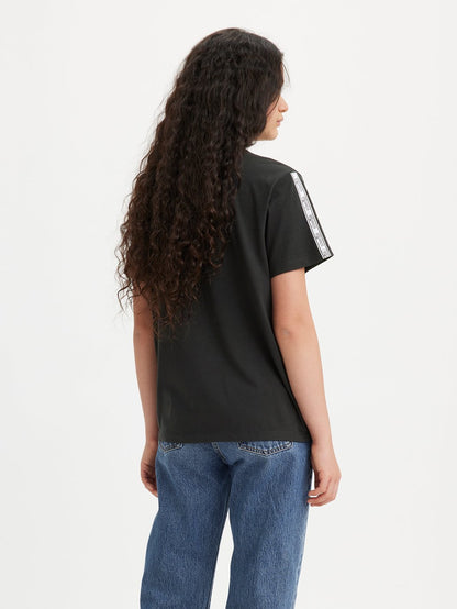 Levi's® Silvertab® 女用黑色圖案 T 卹
