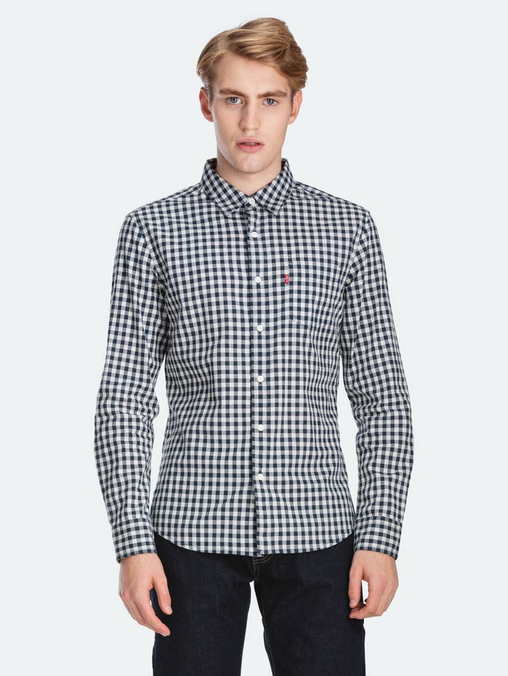 Slim Fit Classic One Pocket Shirt