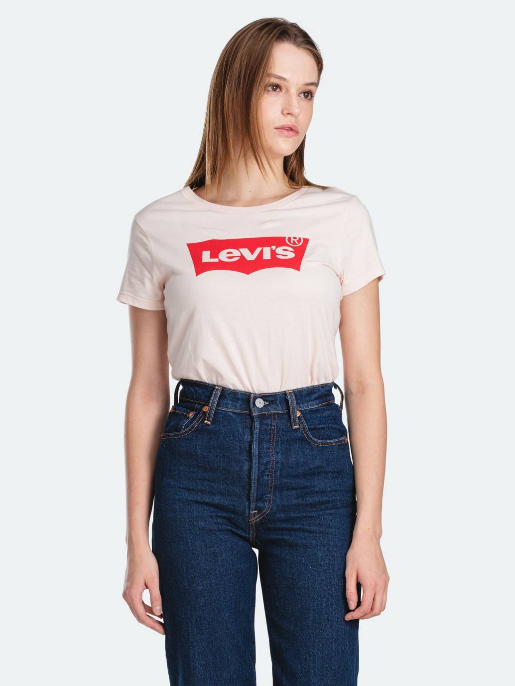 Levi's® 修身圖案 T 卹