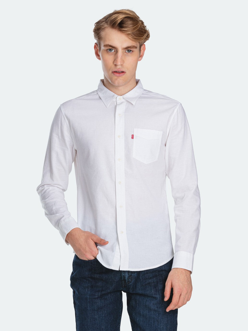 Slim Fit Sunset One Pocket Shirt
