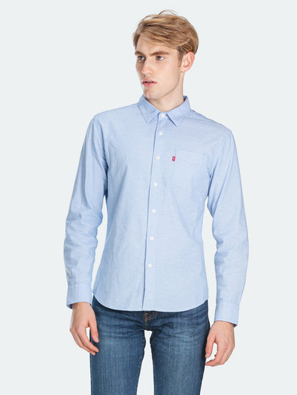 Slim Fit Sunset One Pocket Shirt
